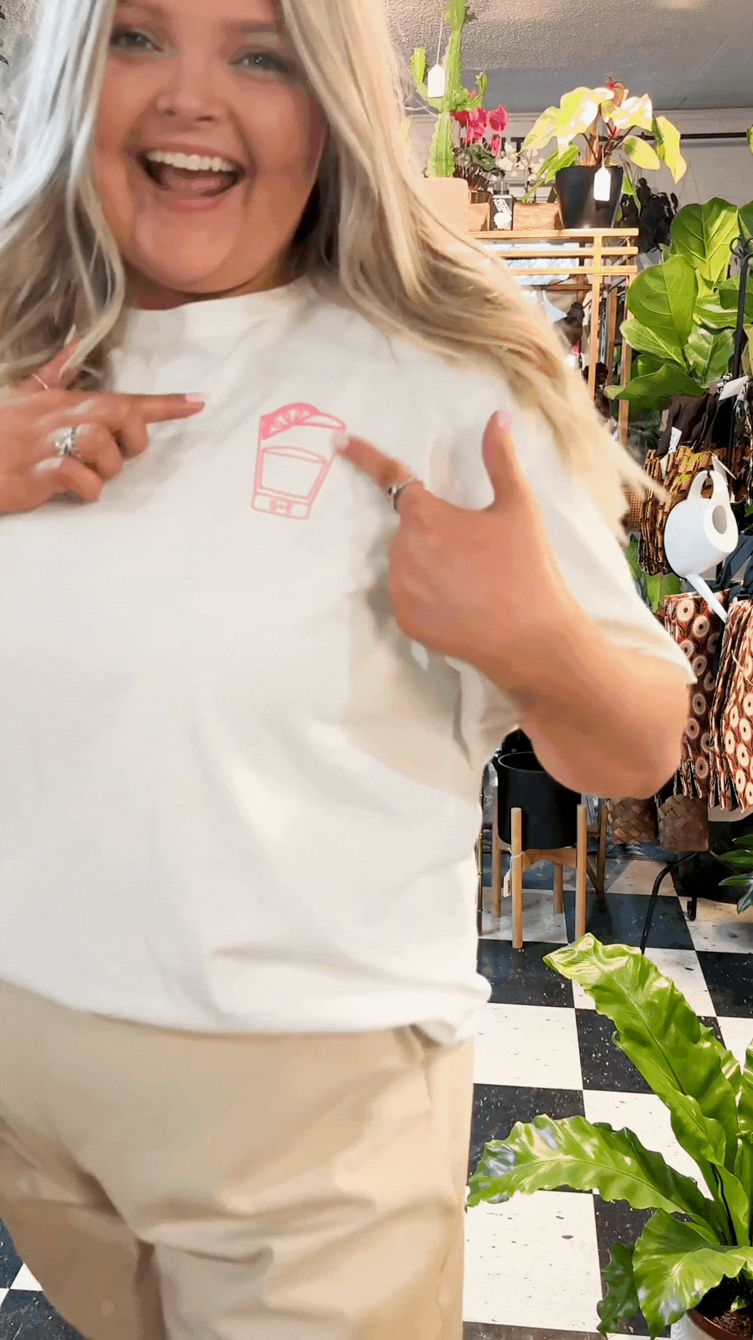 Good Vibes On White Relaxed Fit Tee