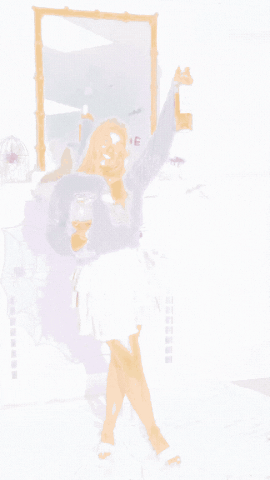 Pick Your Poison on Sequins Sweatshirt, Black