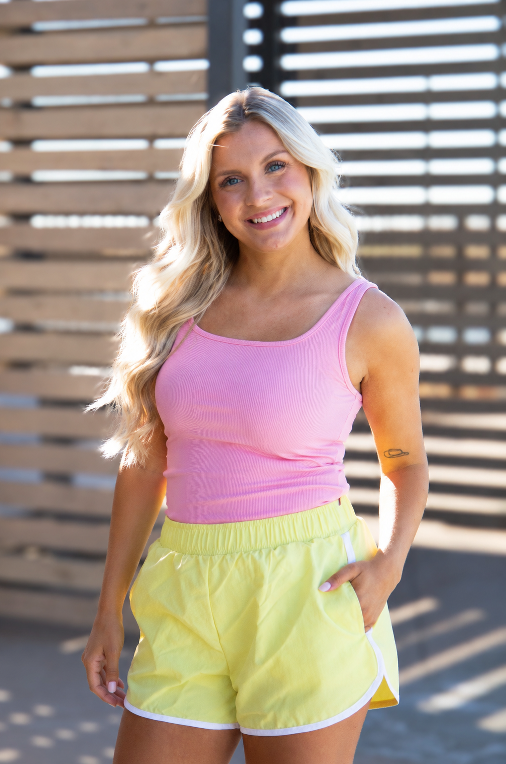 Bella Tank Top, Light Pink
