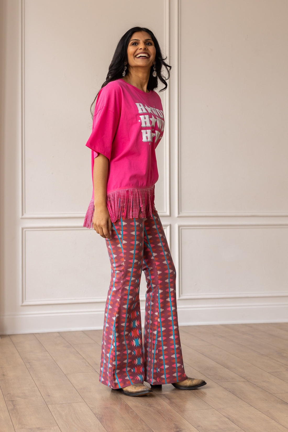 Western Aztec Flair Pants