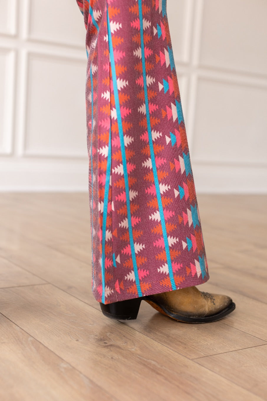 Western Aztec Flair Pants