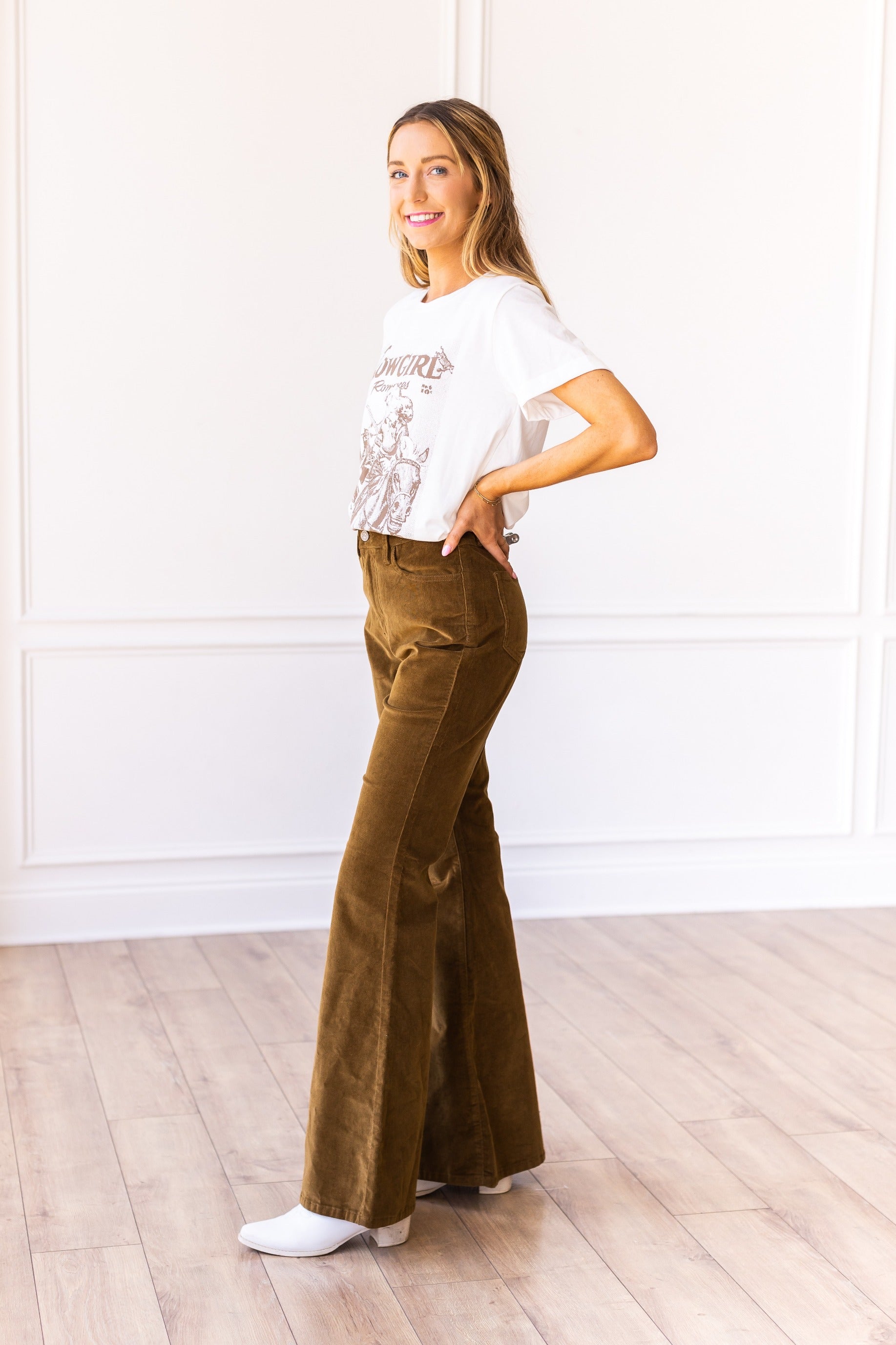 Vintage Western Corduroy Flares