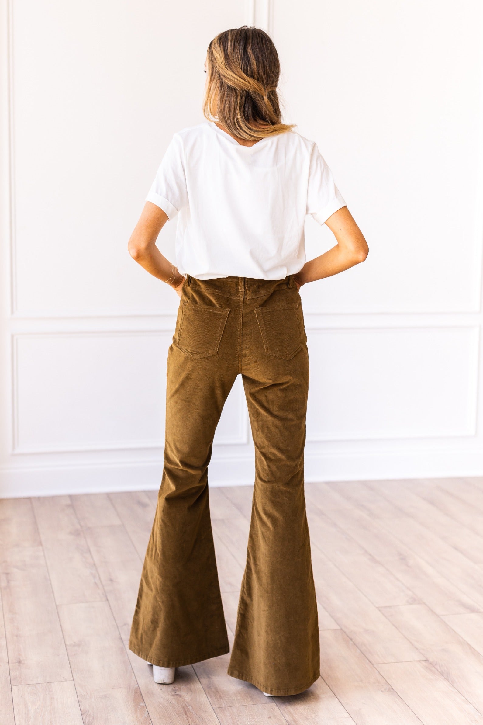 Vintage Western Corduroy Flares