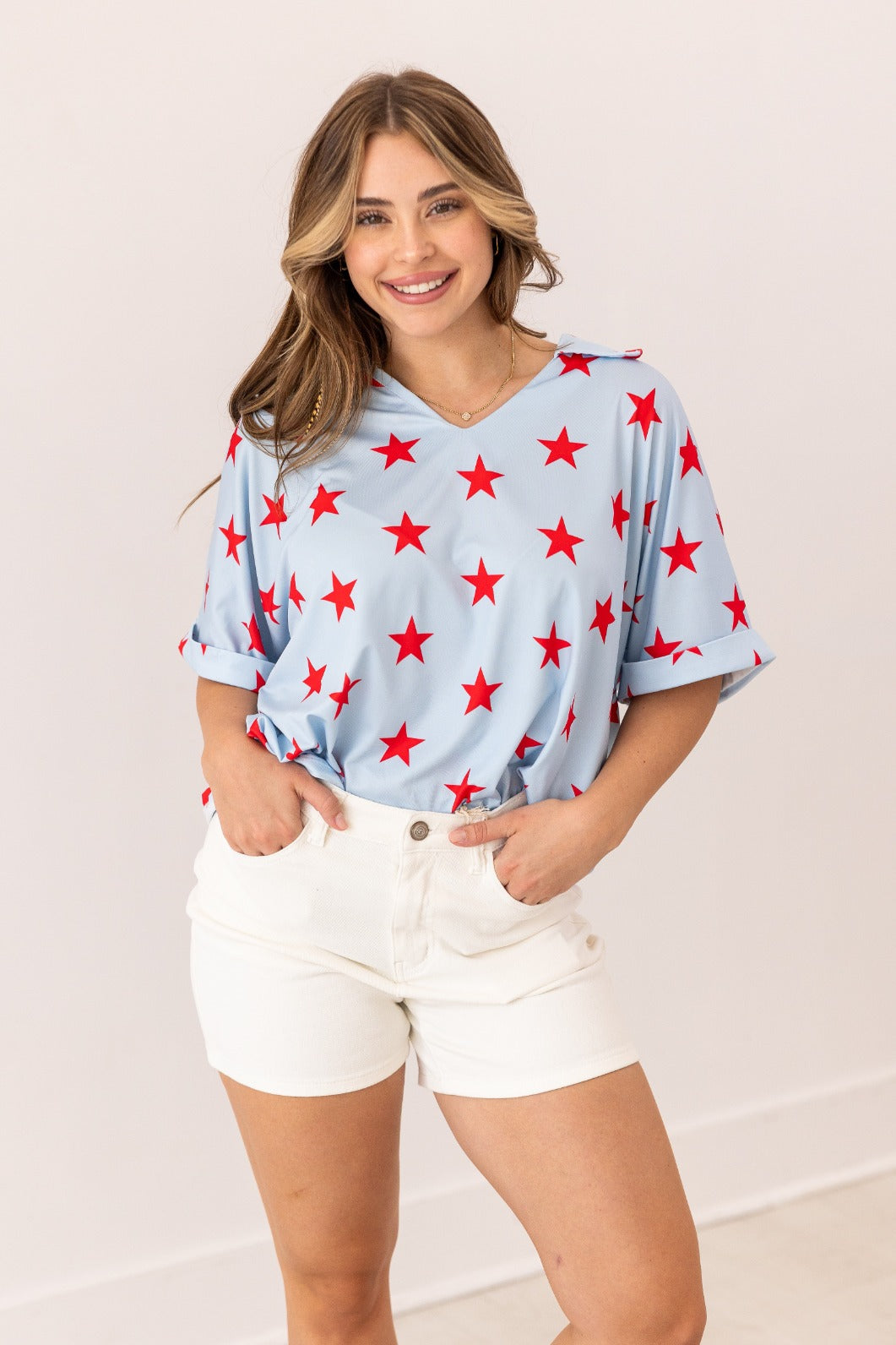 The Cara Light Blue Stars