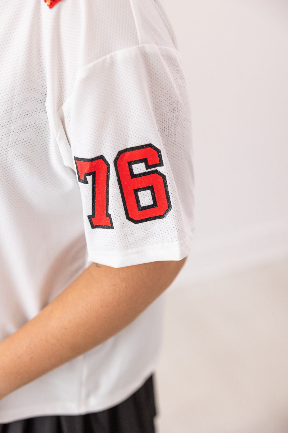 USA Glitter Jersey Top