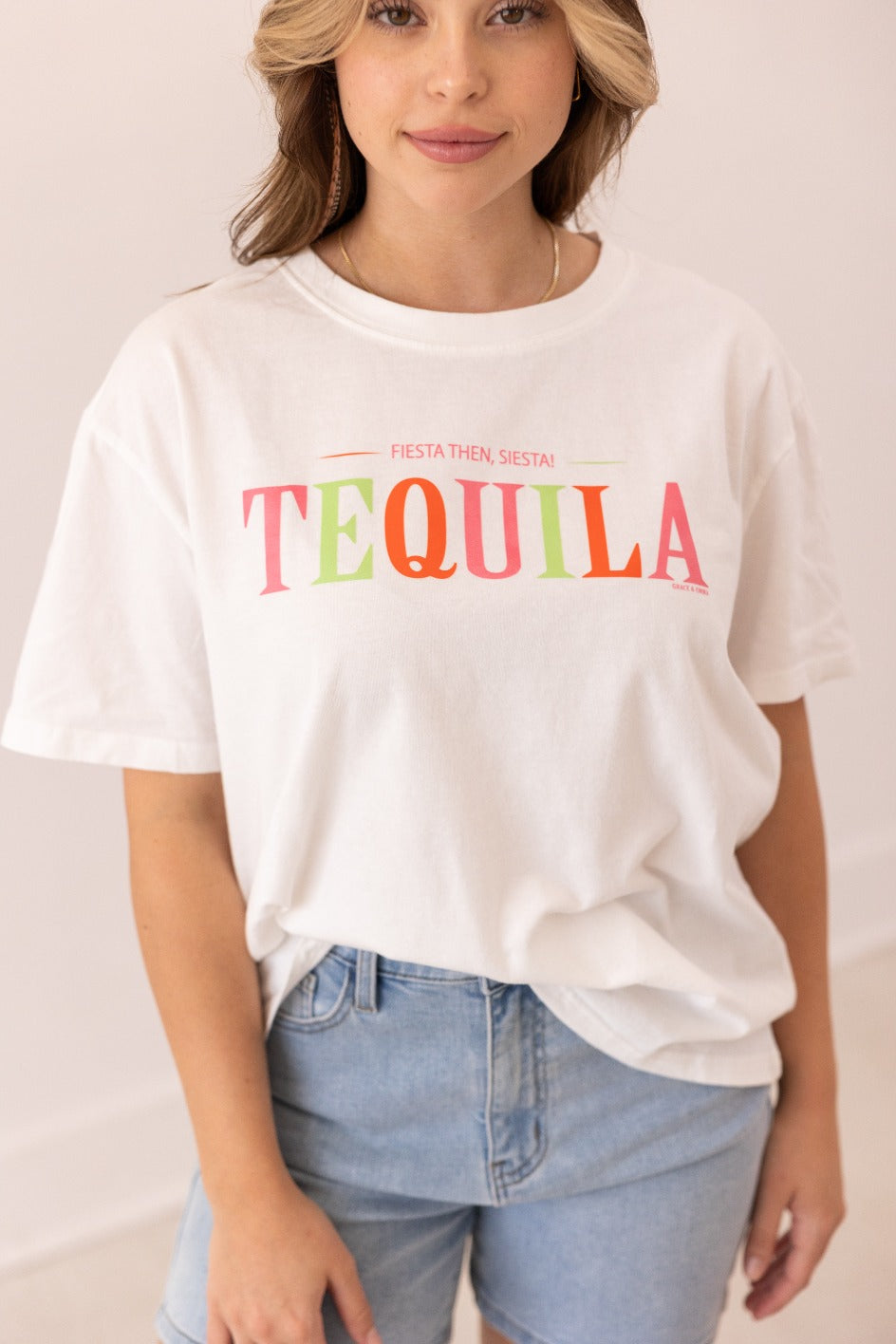 Tequila On White True Fit Tee