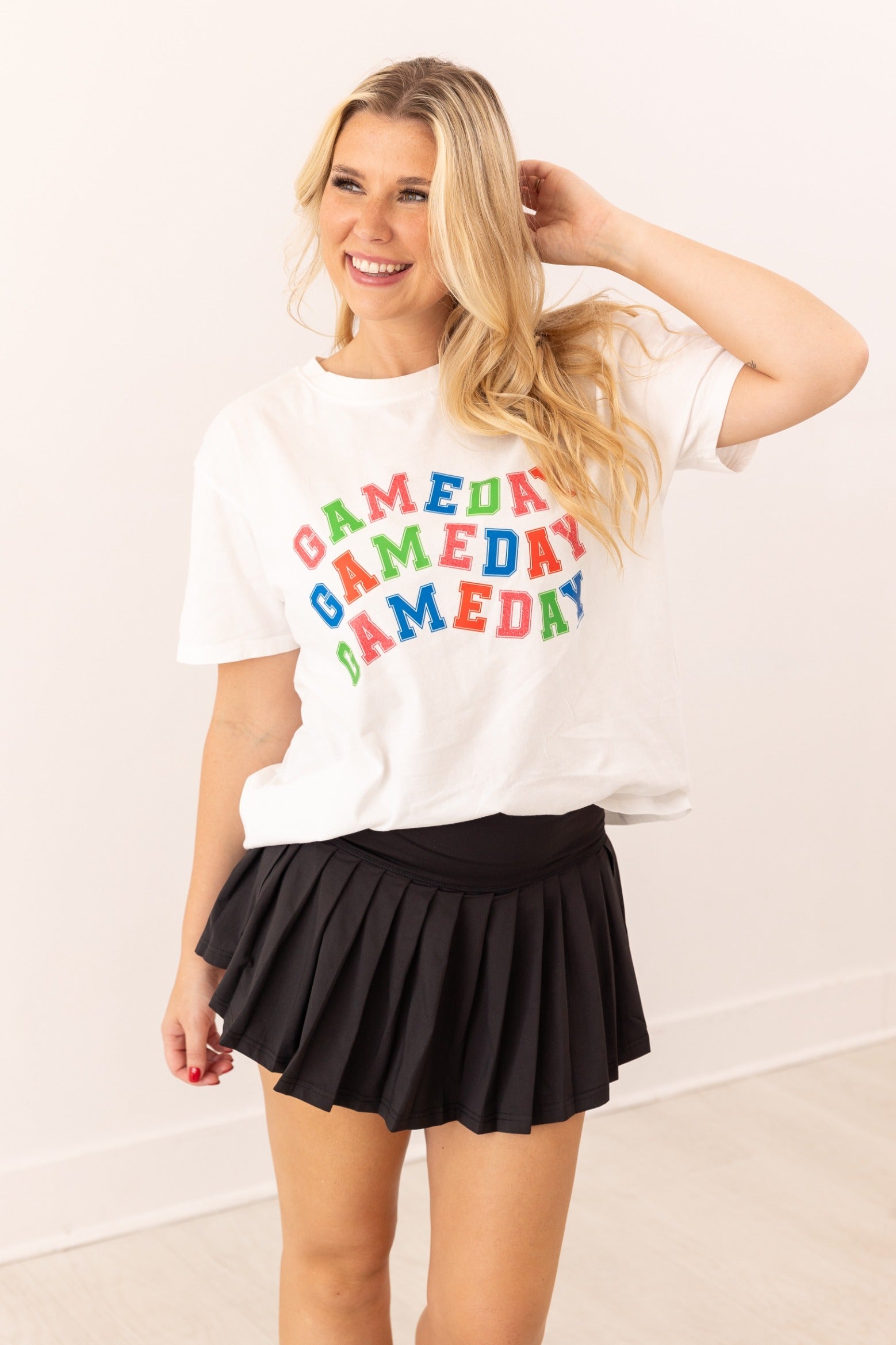 Gameday On True Fit White Tee