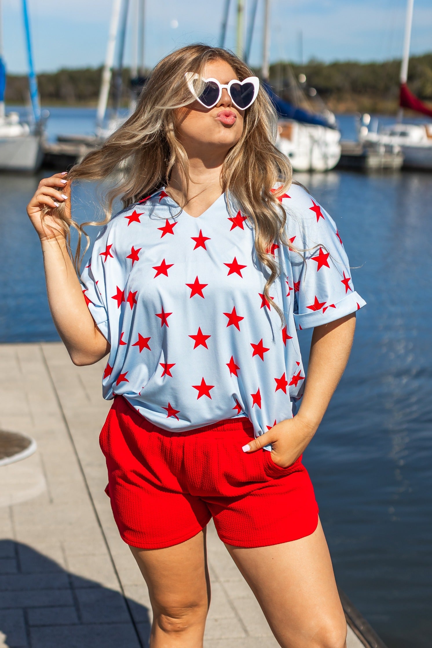 The Cara Light Blue Stars