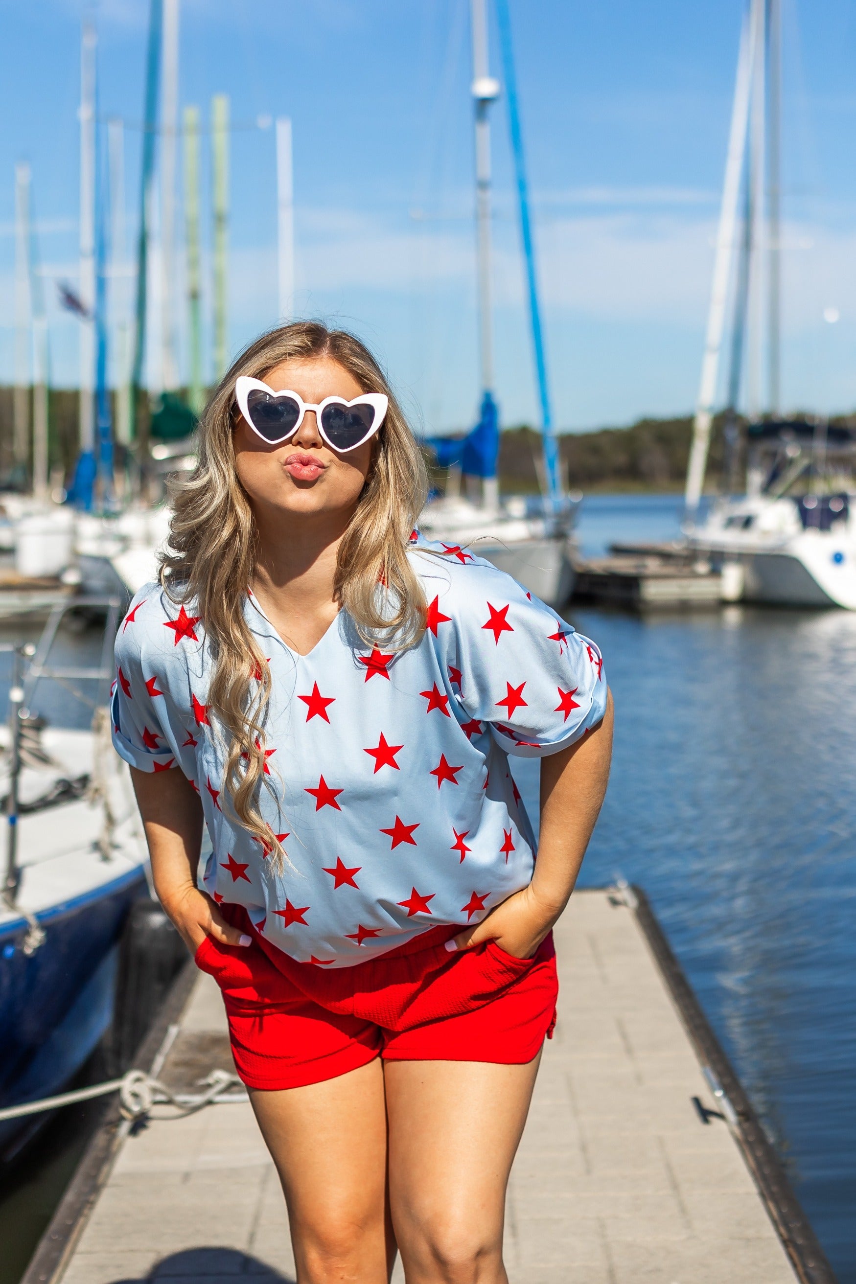 The Cara Light Blue Stars