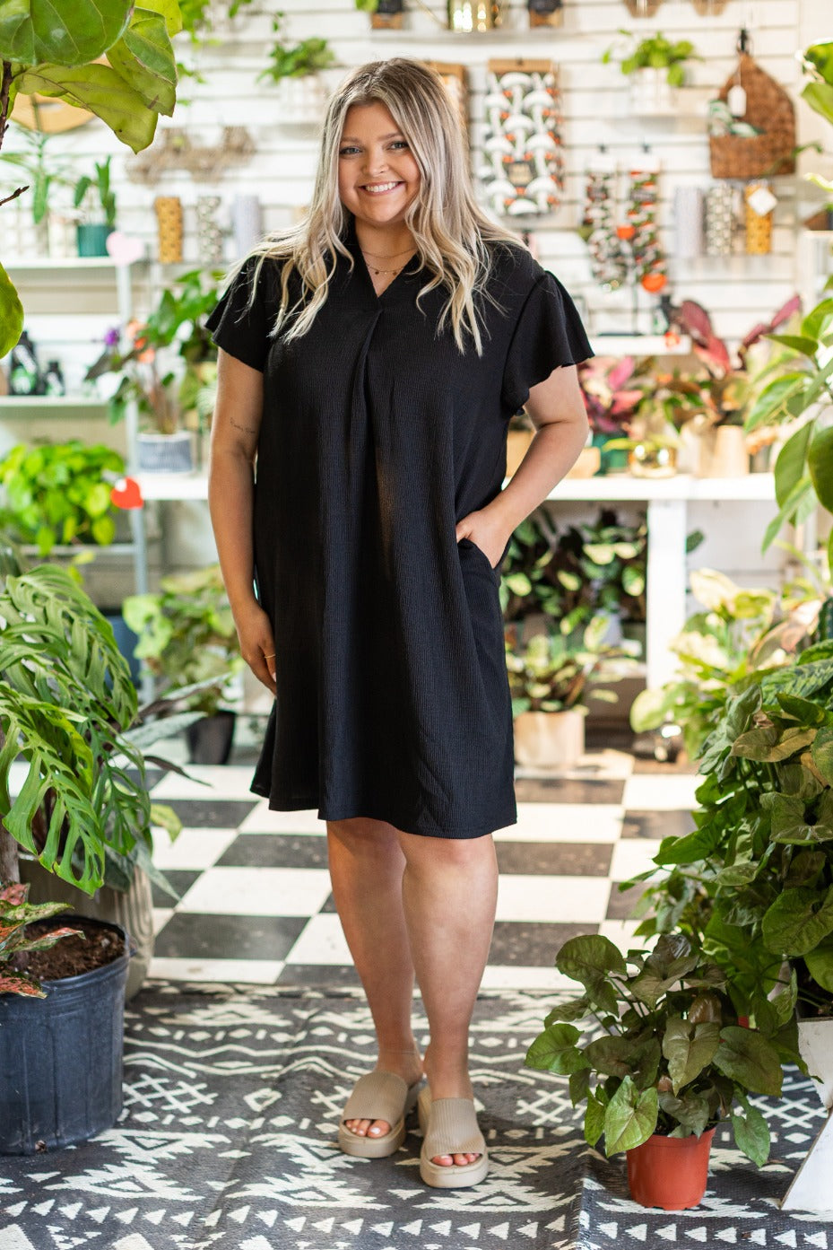 The Nicole Dress, Black