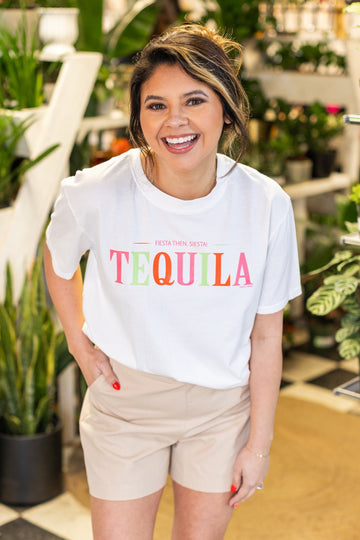Tequila On White True Fit Tee
