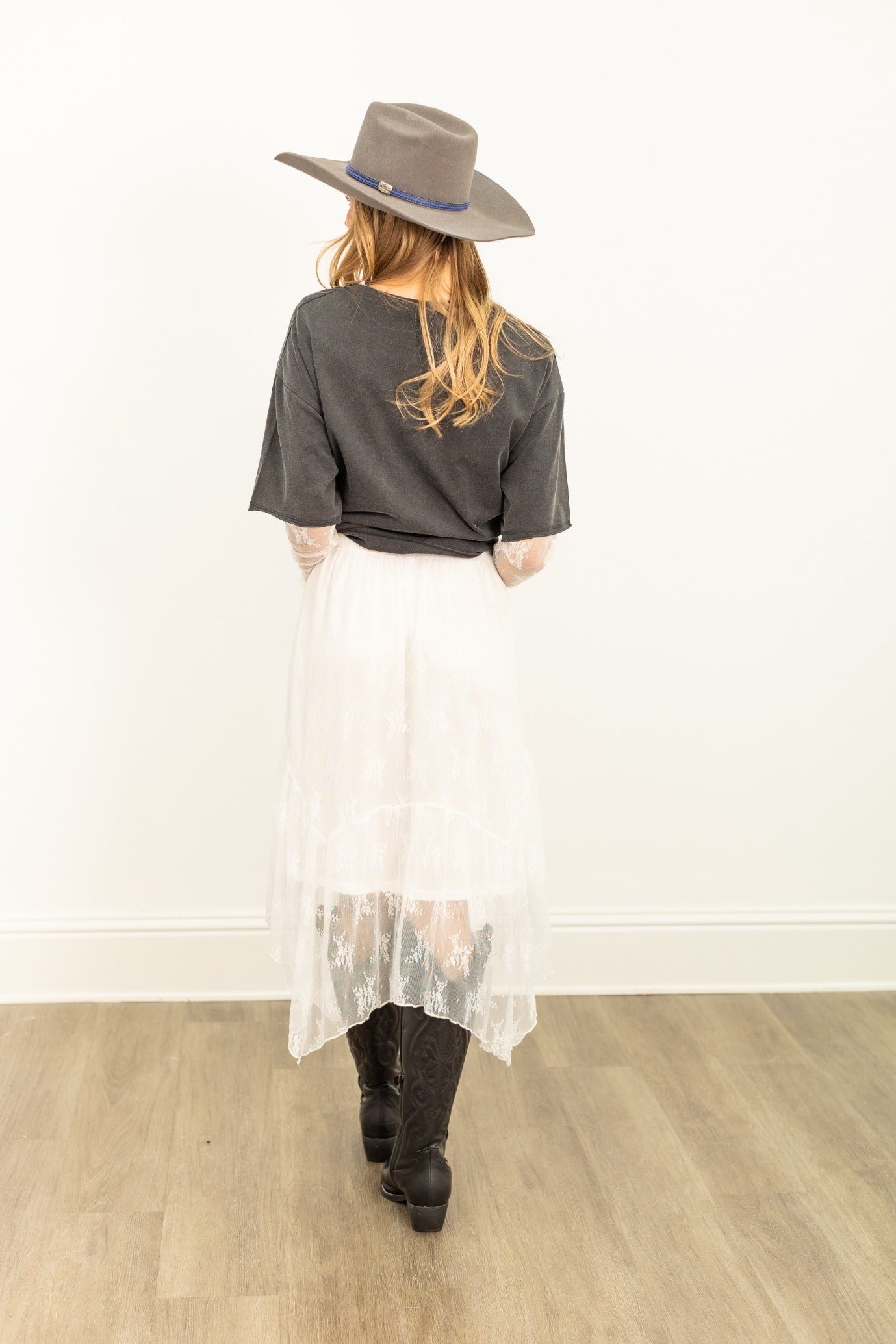 Lace Skirt, Ivory