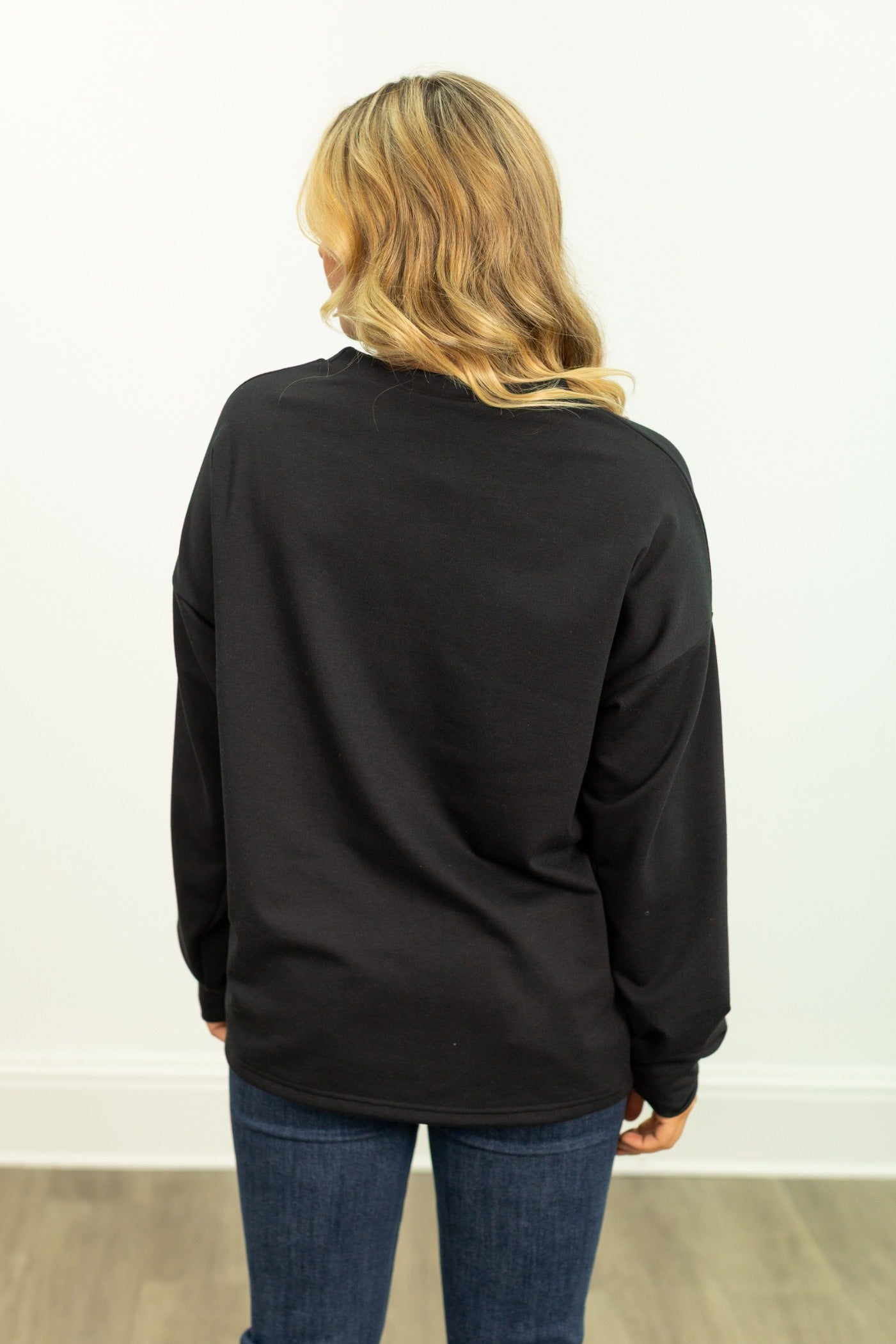 Light Weight Sweatshirt , Black