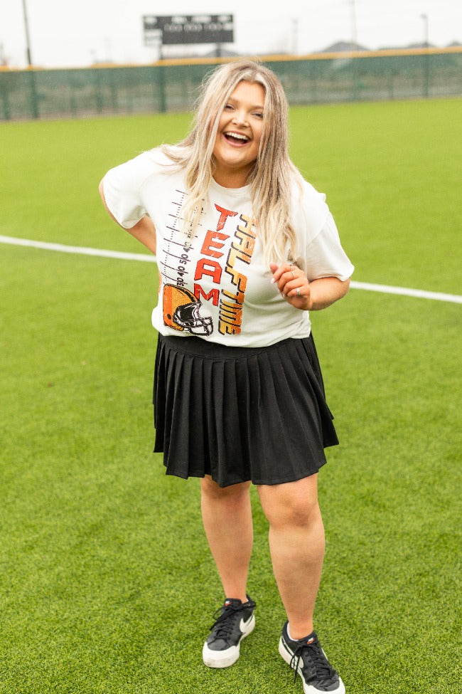 Team Halftime On Relaxed White Tee