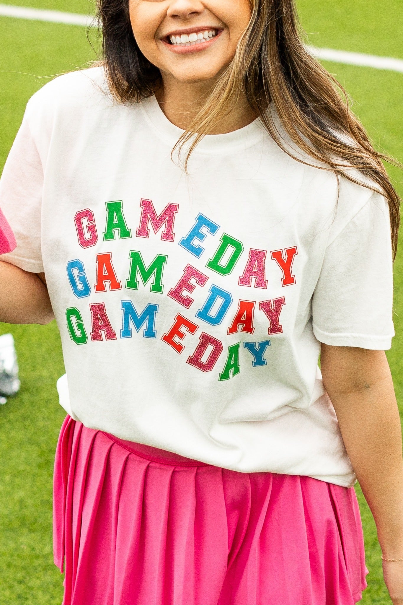 Gameday On True Fit White Tee