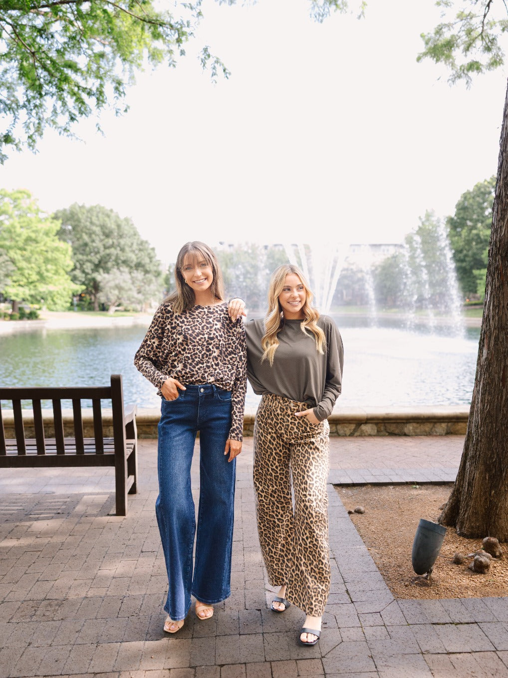 Long-sleeve Crewneck, Olive