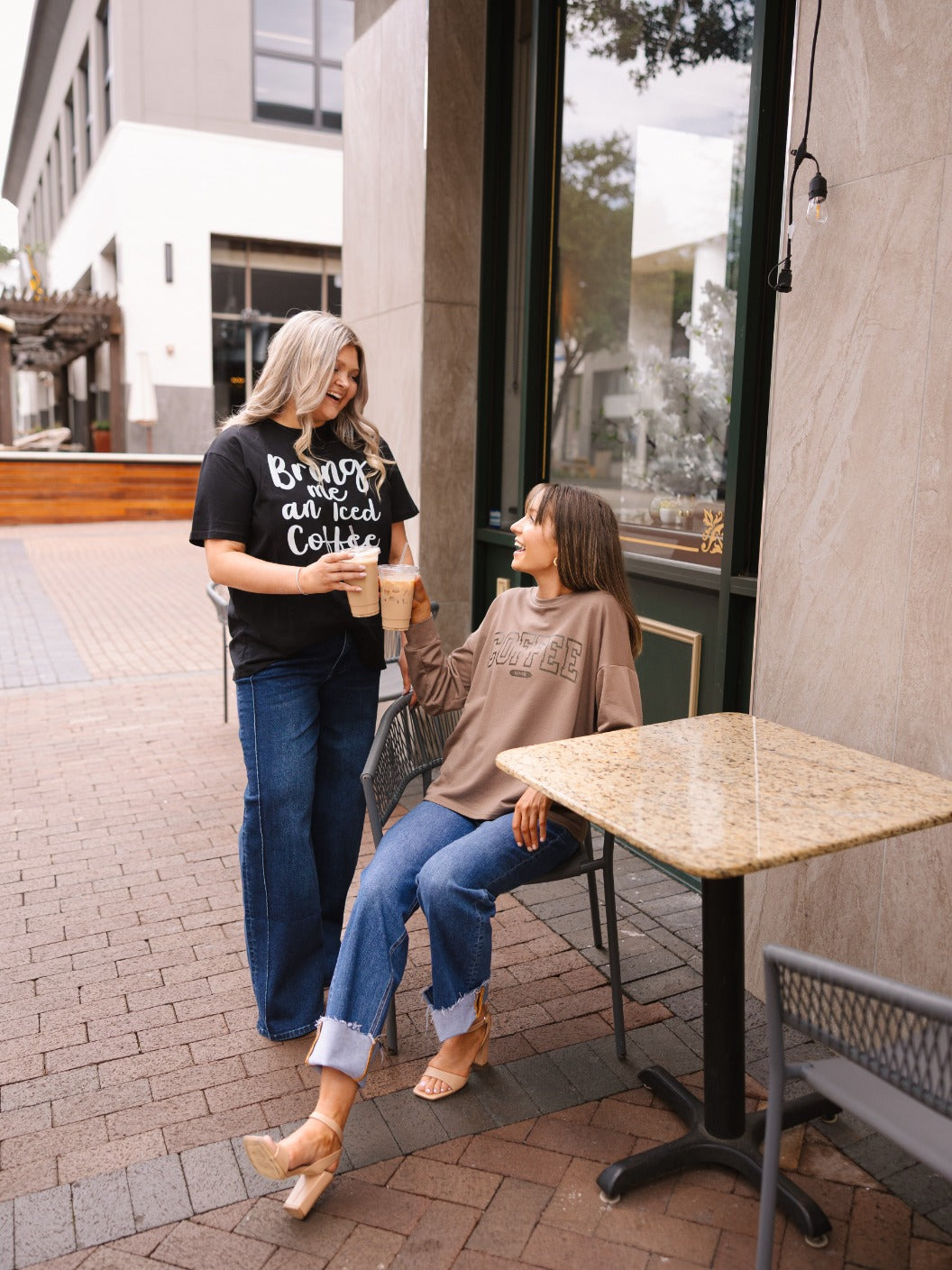 Coffee Lover on Light Weight Sweatshirt, Mocha